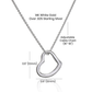 In Loving Memory New Heart Pendant Remembrance Necklace | Sympathy Loss Of A Loved One | Bereavement Gift | Memorial Of A Loved One