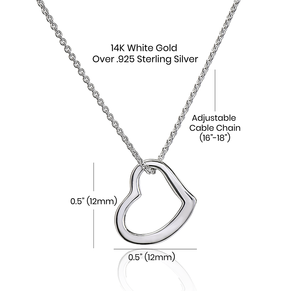 In Loving Memory New Heart Pendant Remembrance Necklace | Sympathy Loss Of A Loved One | Bereavement Gift | Memorial Of A Loved One