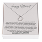 Live Your Life To The Fullest New Heart Necklace | Retirement Necklace for Women |  Colleagues | Leave Job | Jewelry from Coworkers