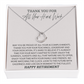 Thank You For All Your Hard Work New Heart Necklace | Retirement Necklace for Women |  Colleagues | Leave Job | Jewelry from Coworkers
