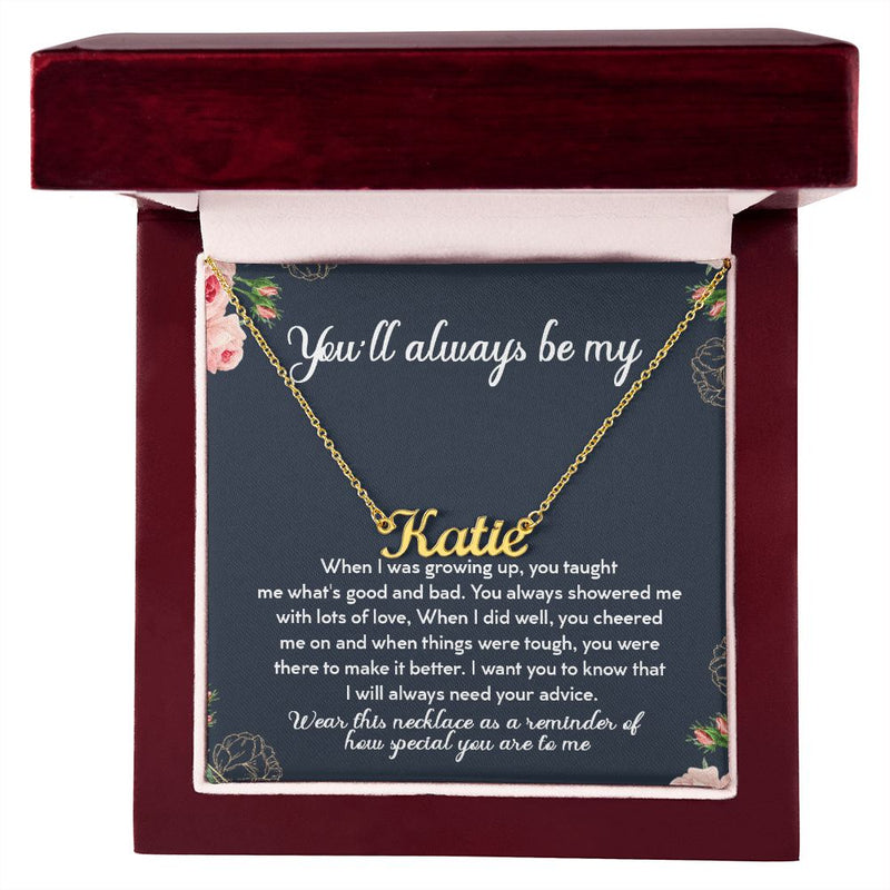 Mama Script Necklace, To Mom From Daughter, To Mom From Son, Mama Necklace, Mom Gift, Mother's Day Gifts