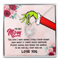 To My Mom Know You Mean The World To Me Forever Love Necklace | Gift to Mom from Daughter / Son | Mother's Day Gift for Mother