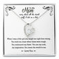 To My Mom Funny Forever Love Necklace | Gift to Mother from Daughter | Mother's Day, Birthday Gift