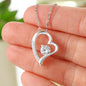 Promovida Abuela, Tu Nieto Esta En Camino Heart Necklace