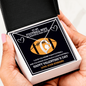 To My Football Wife Happy Valentine's Forever Love Necklace