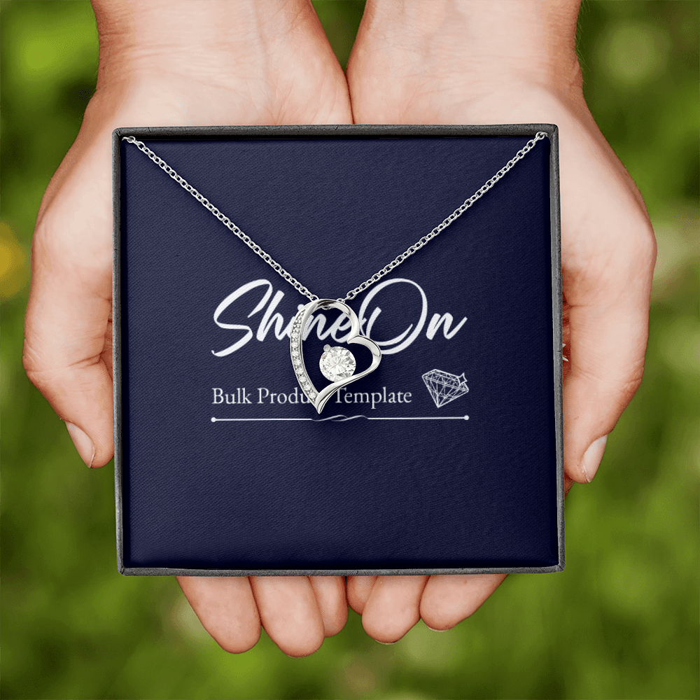 Forever Love Necklace Template