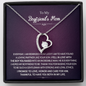 To My Boyfriend's Mom Thankful To Have You Both In My Life Forever Love Necklace |  Boyfriend's Mom Gift from Girlfriend | Mother's Day, Christmas, & Birthday Gift
