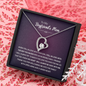 To My Boyfriend's Mom I Fell In Love With The Boy You Raised Forever Love Necklace |  Boyfriend's Mom Gift from Girlfriend | Mother's Day, Christmas, & Birthday GiftTo My Boyfriend's Mom I Fell In Love With The Boy You Raised Forever Love Necklace |  Boyf