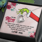 To My Mom Funny Happy Mother's Day Forever Love Necklace | Gift to Mom from Daughter/Son | Mother's Day Gift Set to Mother