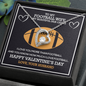 To My Football Wife Happy Valentine's Forever Love Necklace