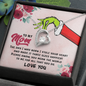 To My Mom Know You Mean The World To Me Forever Love Necklace | Gift to Mom from Daughter / Son | Mother's Day Gift for Mother