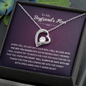 To My Boyfriend's Mom I Fell In Love With The Boy You Raised Forever Love Necklace |  Boyfriend's Mom Gift from Girlfriend | Mother's Day, Christmas, & Birthday GiftTo My Boyfriend's Mom I Fell In Love With The Boy You Raised Forever Love Necklace |  Boyf