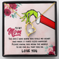 To My Mom You Stole My Heart Forever Love Necklace | Gift to Mom from Daughter / Son | Mother's Day Gift For Mother