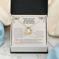 Thank You For Welcoming Me Into Your Home Forever Love Necklace |  Boyfriend's Mom Gift from Girlfriend | Mother's Day, Christmas, & Birthday Gift