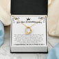 For Our Granddaughter, We Are Proud Of You Graduation Love Necklace | Graduation Gift From Grandma, Grandpa, Grandparents