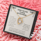Sorry You Had To Raise My Boyfriend Forever Love Necklace |  Boyfriend's Mom Gift from Girlfriend | Mother's Day, Christmas, & Birthday Gift