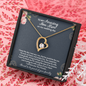 To My Amazing New Mom On My Wedding Day Forever Love Necklace | Daughter-in-Law Gift for Mother-in-Law | Gift to Mother-in-Law