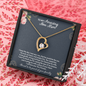 To My Amazing New Mom Forever Love Necklace | Daughter-in-Law Gift for Mother-in-Law | Gift to Mother-in-Law