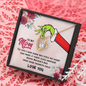 To My Mom Funny Mother's Day Forever Love Necklace | Gift to Mom from Daughter / Son | Mother's Day Gift Set to Mother