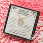 Thank You For Not Selling My Boyfriend To The Circus Forever Love Necklace |  Boyfriend's Mom Gift from Girlfriend | Mother's Day, Christmas, & Birthday Gift