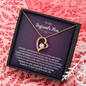 To My Boyfriend's Mom Thankful To Have You Both In My Life Forever Love Necklace |  Boyfriend's Mom Gift from Girlfriend | Mother's Day, Christmas, & Birthday Gift