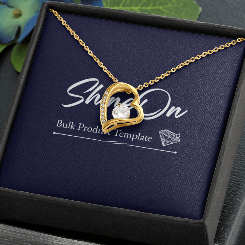 Forever Love Necklace Template
