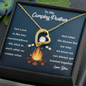To my Camping Partner Forever Love Necklace| To my Wife, Girlfriend for her Anniversary, Birthday, Valentines Day| Gift from Husband, Boyfriend