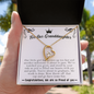 For Our Granddaughter, We Are Proud Of You Graduation Love Necklace | Graduation Gift From Grandma, Grandpa, Grandparents