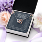 Funny Mother in Law Gift Interlocking Hearts Necklace | Mother in Law Wedding Gift, Mothers Day Gifts for Mother in Law