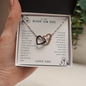 To My Ride Or Die Double Heart Necklace | Best Friend Necklace, Best Friends Forever