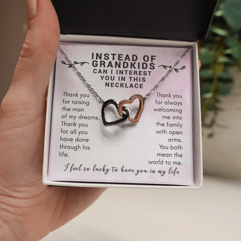 Instead of Grandkids, Funny Gift for Mother-In-Law Necklace, Gift for Mother-In-Law Gift, Funny Gift from Daughter-In-Law
