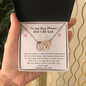 To My Dog Mama, Don't Be Sad Heart Necklace | Loss of Dog memorial | Dog loss gifts | Rainbow Bridge Dog | Pet sympathy gift