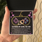 To My Gaming Partner, I Would Pause My Game For You Interlocker Heart Necklace | Valentine's Gift For Girlfriend, Wife | Gaming Couple
