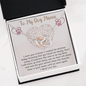 To my Dog Mama Interlocking Hearts Necklace| Dog Memorial Gift| Pet Sympathy Gift| Loss of Dog Gift