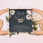Thank You Appreciation Gift Interlocked Necklace| Thank You Gifts for Women| Thank You Gift For Mentor, Teacher, Professor, Tutor or Boss