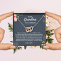 To My Grandma I'm Still Your Little Girl Interlocked Hearts Necklace |  Gift from Granddaughter | Wedding Day Gift for Grandma/Grandmother