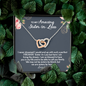 To My Amazing Sister In Law Interlocked Heart Necklace | Sister in Law Gift, Sister in Law Necklace