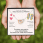 Feliz Dia De Las Madres Heart Necklace, Spanish mother's day, Dia de las madres,Regalo para mama, Latina mom, Hispanic mom