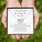 It's Okay Not To Be Okay You Are Tougher Than You Know Interlocked Heart Necklace | Loss of Baby Gift |  Pregnancy Loss Gift | Sorry For Your Loss Gift