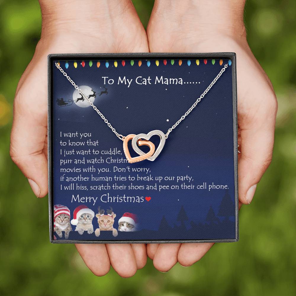 To My Cat Mama Merry Christmas from your Cat | Christmas Gift for Cat Mama