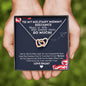 Customized To My Military Mommy, Distance Means So Little Love Necklace, Military Mom Gift