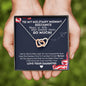 To My Military Mommy, Distance Means So Little Necklace, Military Mom Gift from Daughter