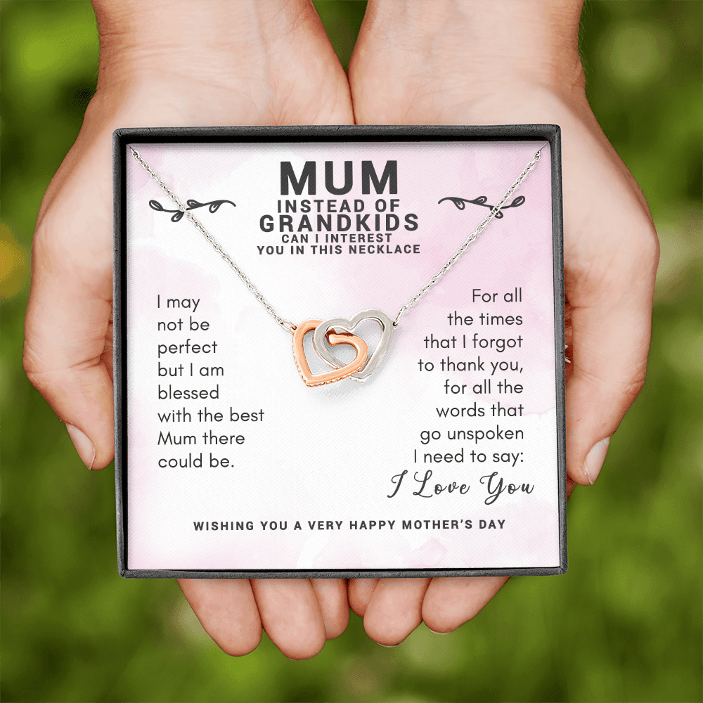 Instead of Grandkids, Funny Gift for Mum Necklace, Mother's Day Gift, Mum Gift, Birthday Gift for mom