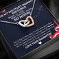 To My Military Mommy, Distance Means So Little Necklace, Military Mom Gift from Daughter