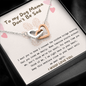 To My Dog Mama, Don't Be Sad Heart Necklace | Loss of Dog memorial | Dog loss gifts | Rainbow Bridge Dog | Pet sympathy gift