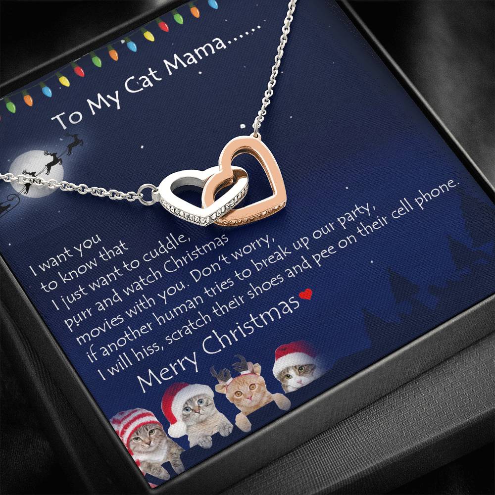 To My Cat Mama Merry Christmas from your Cat | Christmas Gift for Cat Mama