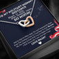 Customized To My Military Mommy, Distance Means So Little Love Necklace, Military Mom Gift