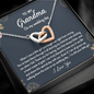To My Grandma I'm Still Your Little Girl Interlocked Hearts Necklace |  Gift from Granddaughter | Wedding Day Gift for Grandma/Grandmother