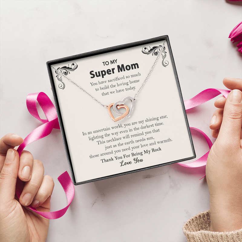To My Super Mom You Have Sacrificed So Much Necklace | Mom Gift From Son and Daughter | Mothers Day Gift