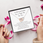 It's Okay Not To Be Okay You Are Tougher Than You Know Interlocked Heart Necklace | Loss of Baby Gift |  Pregnancy Loss Gift | Sorry For Your Loss Gift